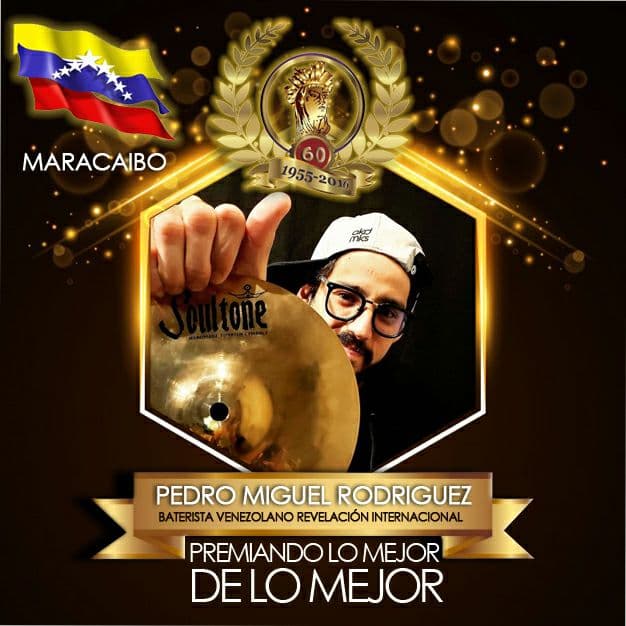 Pedro Miguel Rodríguez - Baterista Venezolano Revelación Internacional.